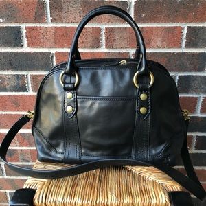 Like New Frye Melissa Domed Satchel, Black